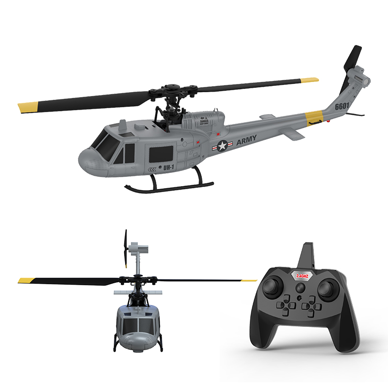 Rc Helicopter Large - Elicottero Telecomandato Huey 6601 con Posizionamento