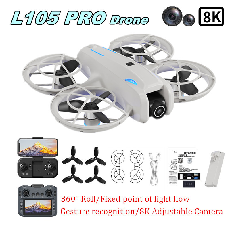 Rc Helicopter Charger - Drone L105 PRO con Doppia Lente
