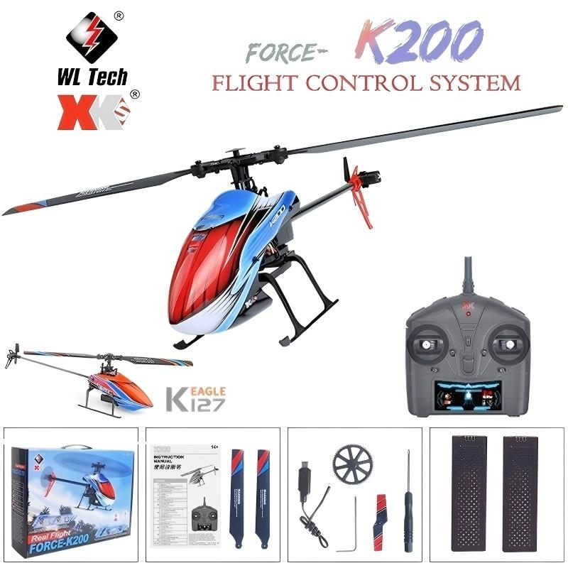 Rc Helicopter Gyro - WLtoys Elicotteri RC K200 K127 2.4Ghz