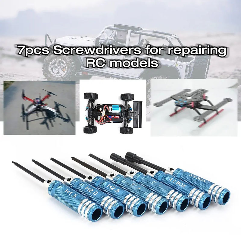 Set di 7 Cacciaviti Esagonali  - Rc Helicopter Tool Kit recensione e prezzo