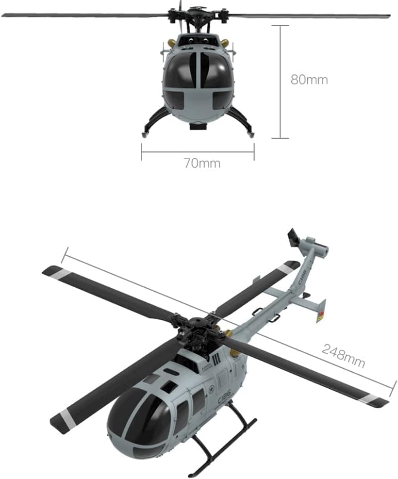 Elicottero Telecomandato C186  - Rc Helicopter Single Rotor recensione e prezzo