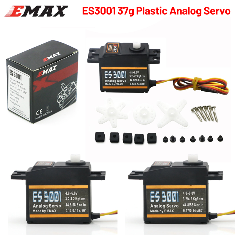 1/4 Pezzi EMAX ES3001 4.8-6.0V - Rc Helicopter Servo recensione e prezzo